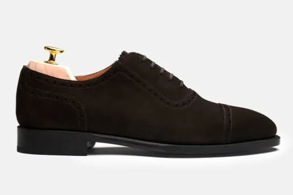 MORJAS Oxfords>The Adelaide BrownSuede