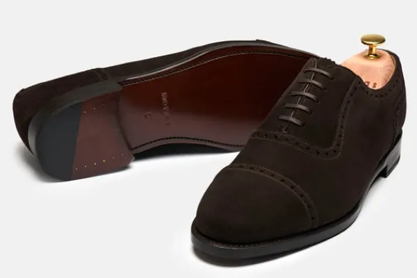 MORJAS Oxfords>The Adelaide BrownSuede
