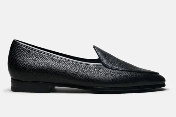 MORJAS Loafers>The Belgian BlackDeerskin
