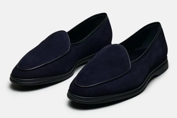 MORJAS Loafers>The Belgian NavySuede