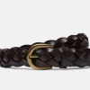 MORJAS Belts>The Belt BrownWideBraided