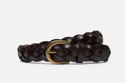 MORJAS Belts>The Belt BrownWideBraided