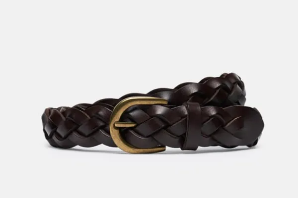 MORJAS Belts>The Belt BrownWideBraided