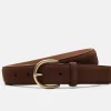 MORJAS Belts>The Belt MediumBrownSuede