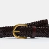 MORJAS Belts>The Belt BrownBraided