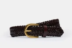 MORJAS Belts>The Belt BrownBraided