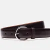 MORJAS Belts>The Belt BurgundyCalf