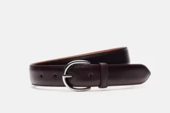 MORJAS Belts>The Belt BurgundyCalf