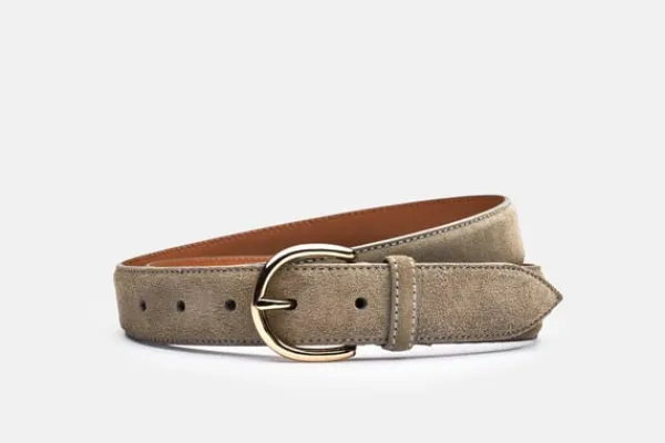 MORJAS Belts>The Belt TaupeSuede