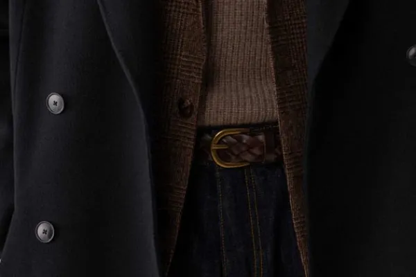 MORJAS Belts>The Belt BrownWideBraided