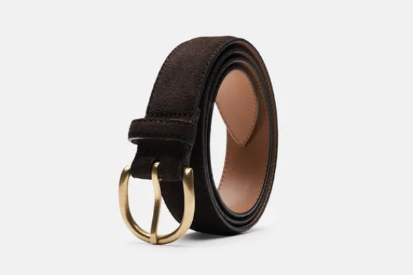 MORJAS Belts>The Belt BrownSuede