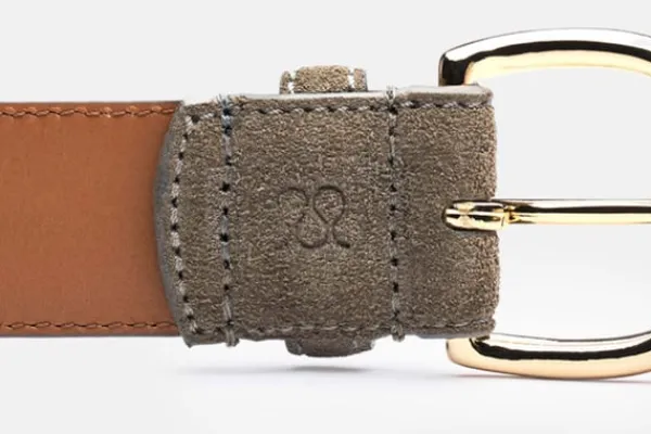 MORJAS Belts>The Belt TaupeSuede
