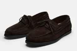 MORJAS Boat Shoes>The Boat Shoe BrownSuede