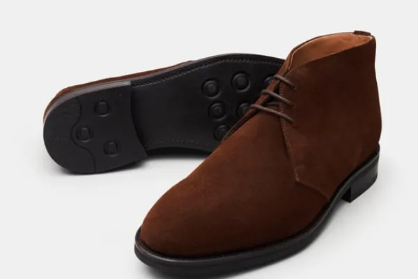 MORJAS Boots>The Chukka Boot MediumBrownSuede