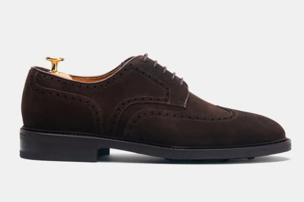 MORJAS Derbies>The Derby BrownSuede