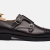 MORJAS Monk Straps>The Double Monkstrap BurgundyCalf