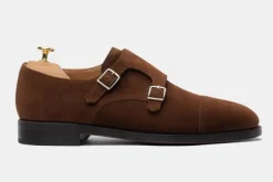 MORJAS Monk Straps>The Double Monkstrap MediumBrownSuede
