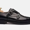 MORJAS Monk Straps>The Double Monkstrap BlackCalf