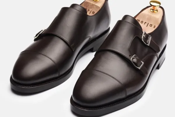MORJAS Monk Straps>The Double Monkstrap BrownCalf