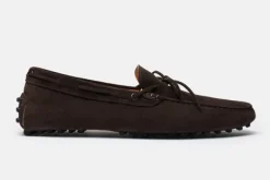 MORJAS Driving Shoes>The Driving Shoe BrownSuede