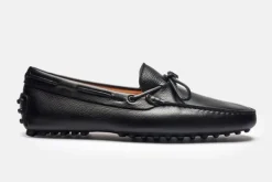 MORJAS Driving Shoes>The Driving Shoe BlackGrain