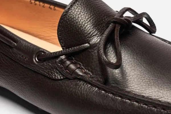 MORJAS Driving Shoes>The Driving Shoe BrownGrain