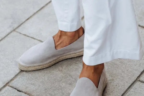 MORJAS Espadrilles>The Espadrille LightGreySuede