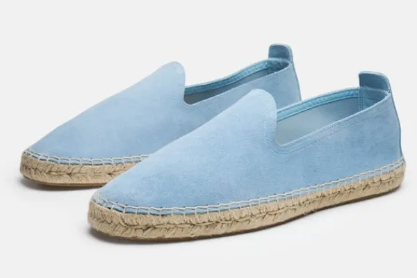 MORJAS Espadrilles>The Espadrille SkyBlueSuede