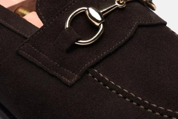 MORJAS Loafers>The Horsebit Loafer BrownSuede