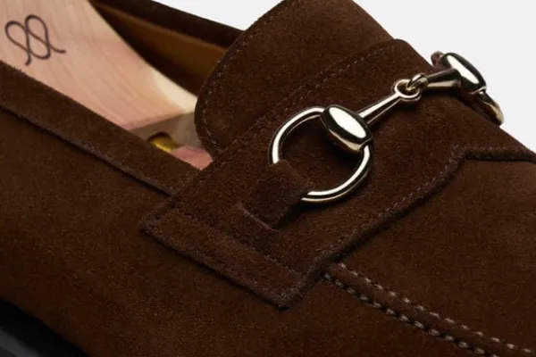 MORJAS Loafers>The Horsebit Loafer MediumBrownSuede