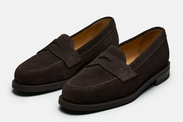 MORJAS Loafers>The Ivy Loafer BrownSuede