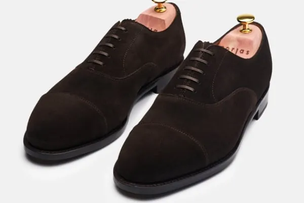 MORJAS Oxfords>The Oxford BrownSuede