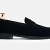 MORJAS Loafers>The Penny Loafer BlackSuede