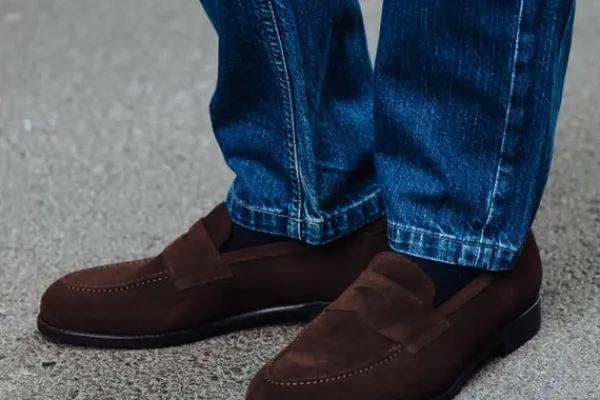 MORJAS Loafers>The Penny Loafer BrownSuede