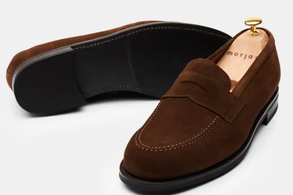 MORJAS Loafers>The Penny Loafer MediumBrownSuede