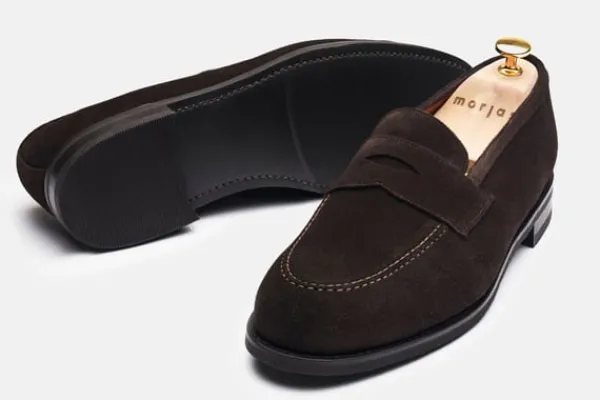MORJAS Loafers>The Penny Loafer BrownSuede