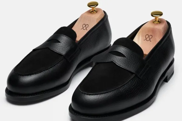 MORJAS Loafers>The Penny Loafer BlackGrainu&BlackSuede