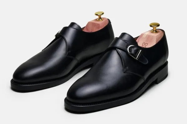 MORJAS Monk Straps>The Single Monkstrap BlackCalf