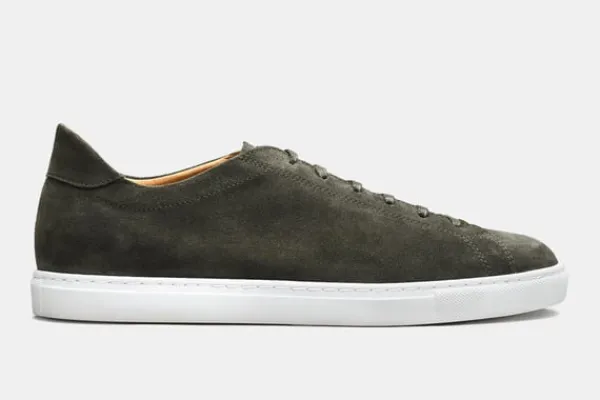 MORJAS Sneakers>The Sneaker 02 GreenSuede