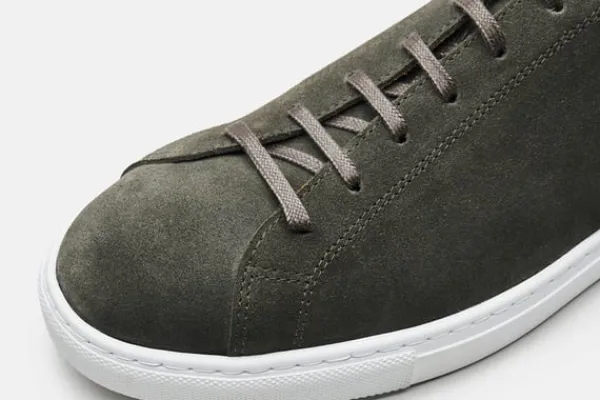 MORJAS Sneakers>The Sneaker 02 GreenSuede
