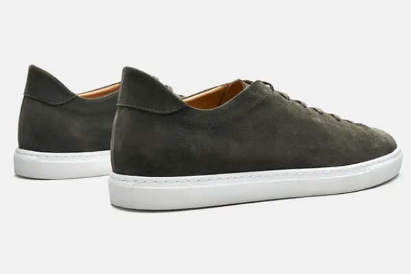 MORJAS Sneakers>The Sneaker 02 GreenSuede