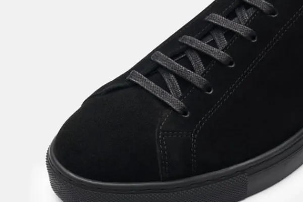 MORJAS Sneakers>The Sneaker 02 AllBlackSuede