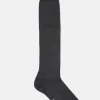 MORJAS Socks>The Sock MidGreyRibbed