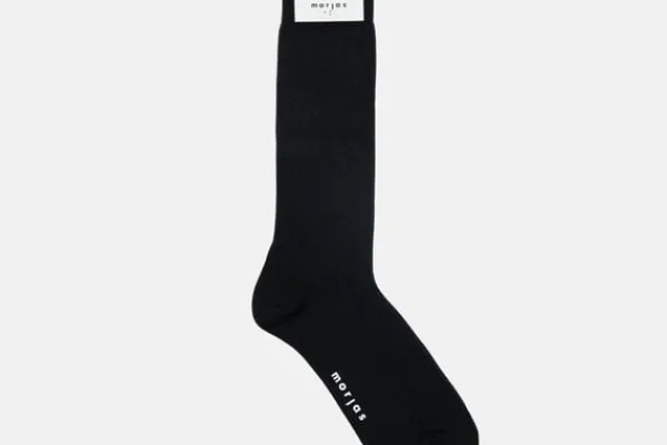 MORJAS Socks>The Sock DarkGreyRibbed