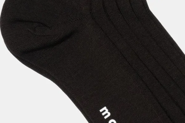 MORJAS Socks>The Sock BrownRibbed