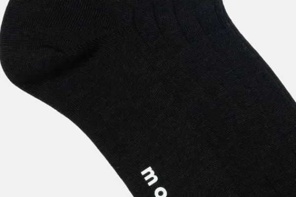 MORJAS Socks>The Sock DarkGreyRibbed
