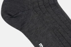 MORJAS Socks>The Sock MidGreyRibbed