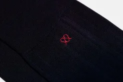 MORJAS Socks>The Sock NavyRibbed