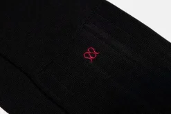 MORJAS Socks>The Sock BlackRibbed