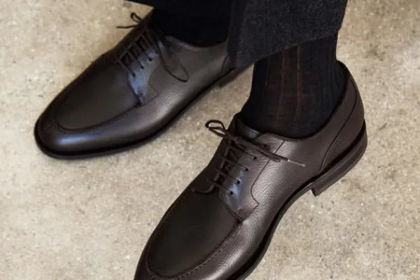 MORJAS Derbies>The Split Toe Derby BrownGrain